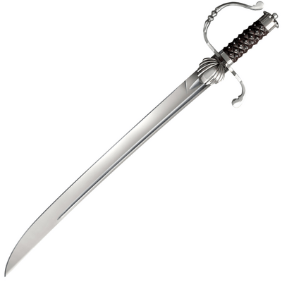 Cold Steel 88CLQ Hunting Sword zberateľský meč 61 cm, drevo, drôt, kožené puzdro