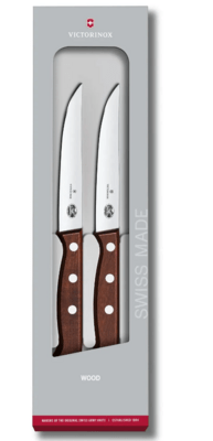 Victorinox 5.1200.12G Wood Steak Knife Set sada steakových nožov 2ks 12cm drevo