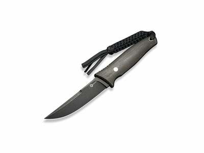 CIVIVI C19046-4 Tamashii pevný nůž 10,3 cm, Black Stonewash, tmavě zelená, Micarta, pouzdro Kydex