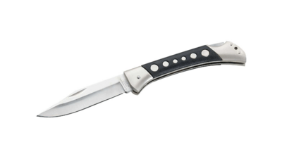 Herbertz 205012 vreckový nôž 9,2 cm, čierna, plast, nerez