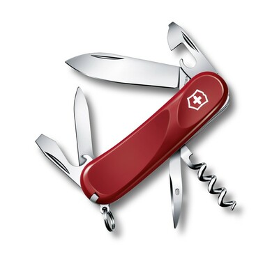 Victorinox 2.3803.E Evolution 10 multifunkční nůž 85 mm, červená, 13 funkcí