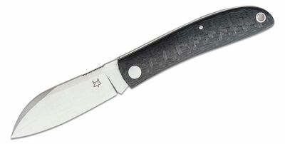 FOX knives  FX-273 CF Livri vreckový nôž 7 cm, uhlíkové vlákno, kožené puzdro