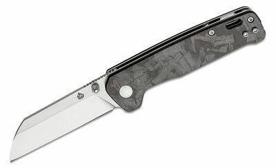 QSP Knife QS130-T Penguin CF BLACK vreckový nôž 7,8 cm, satin, čierna, uhlíkové vlákno, G10