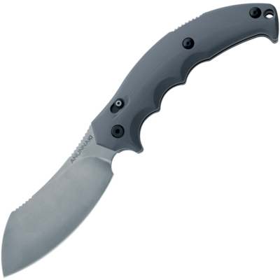 FOX kések FX-505 GR Anunnaki zsebkés 11 cm, Stonewash, szürke, G10