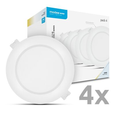 Modee LED Kerek LED Panel - Süllyesztett 6W 660lm Hideg Fehér P4 (ML-LPRB6000K6WPN)