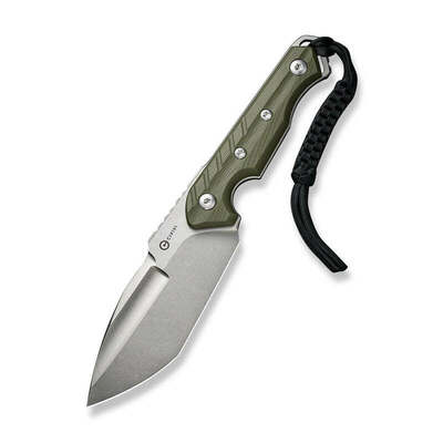 CIVIVI C21040-2 Maxwell pevný nůž 12 cm, Stonewash, zelená, G10, pouzdro Kydex