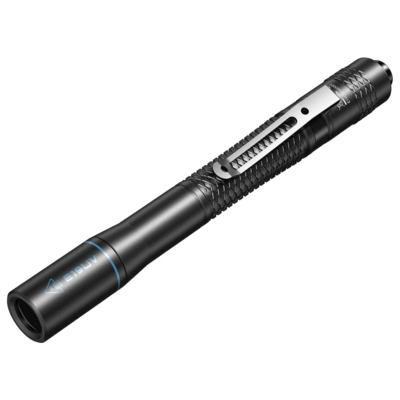 Wuben E19UV BLACK svietidlo v tvare pera s UV diódou, čierna
