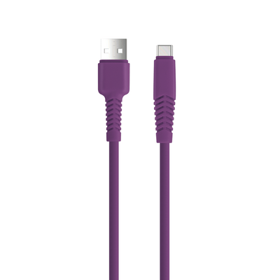 GSM169856 SETTY kabel USB - USB-C 1,5 m 2,1A KSA-C-1.5219 purple