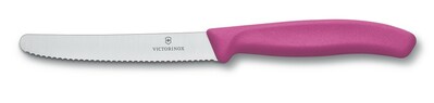Victorinox 6.7836.L115 kés paradicsomhoz és szalámihoz 10 cm, rózsaszín