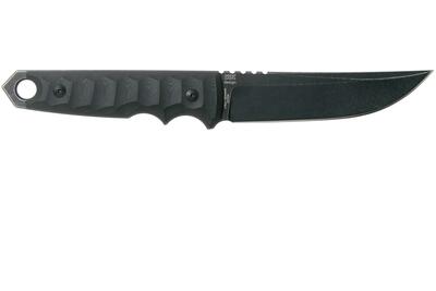 FX-634 FOX knives FKMD RYU TATICKÉ TANTO FIXED BLADE KNIFE - STAINLESS STEEL NIOLOX BLACK IDROGLIDE