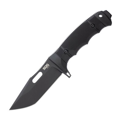 SOG-17-21-02-57 SEAL FX TANTO taktický nůž 10,9 cm, celočerná, GRN, pouzdro Kydex