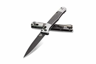 Benchmade 4170BK FACT automata zsebkés 10 cm, fekete, alumínium, szénszálas 