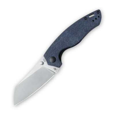 Kizer V4593C1 Towser K Blue vreckový nôž 8,6 cm, modrá, Richlite (kompozit)
