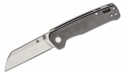 QSP Knife QS130-E Penguin kapesní nůž 7,8 cm, černá, G10, uhlíkové vlákno