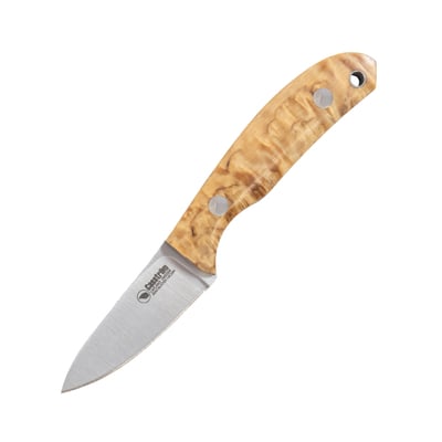 Casstrom CASS-11618 Safari Mini Hunter lovecký nůž 6,5 cm, dřevo kadeřavé břízy, pouzdro Kydex