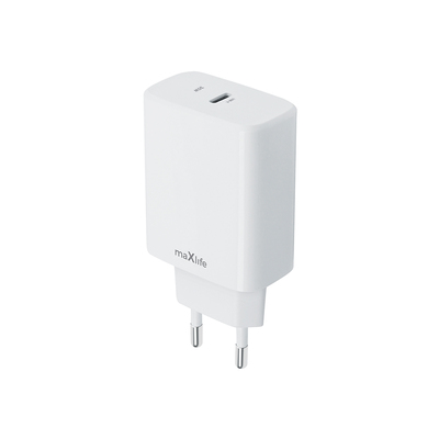 Maxlife MXTC-10-30C PD QC nabíjačka 1x USB-C 30W, biela (OEM0101405)