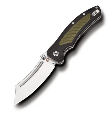QSP Knife QS123-A  Platypus Green/Black vreckový nôž 9,5 cm, čierno-zelená, G10 