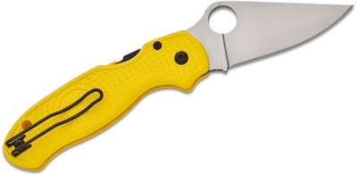 C223PYL Spyderco Para 3 Salt Yellow Lightweight CPM MagnaCut Reveal 14
