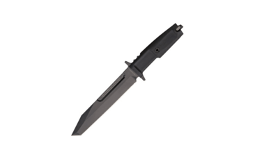 Extrema Ratio 04.1000.0082/BLK FULCRUM BLACK taktický nůž 18 cm, celočerný, Forprene, pouzdro Kydex