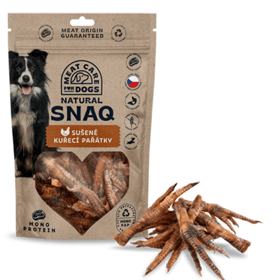 DOG SNAQ 99196 kiegészítő eledel kutyáknak - szárított csirkeláb 100G