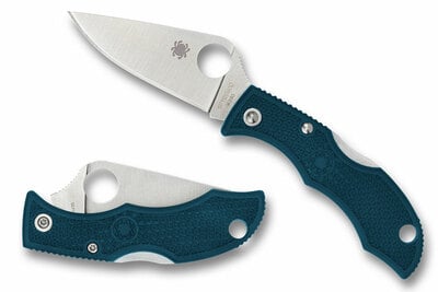 Spyderco LFP3K390 Katicabogár 3 Kék zsebkés 5 cm, kék, FRN