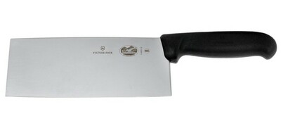 Victorinox 5.4063.18 Fibrox čínský kuchařský nůž - tvar sekáčku 18 cm, černá