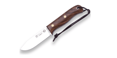 JOKER CN112 CAMPERO Walnut vnější nůž 10,5 cm, ořechové dřevo, kožené pouzdro