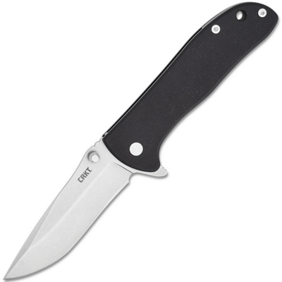 CRKT CR-6450D2 Drifter BLACK zsebkés 7,3 cm, fekete, G10