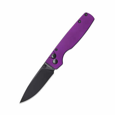 Kizer V3605C4 Original Purple zsebkés 7,6 cm, fekete, lila, alumínium 