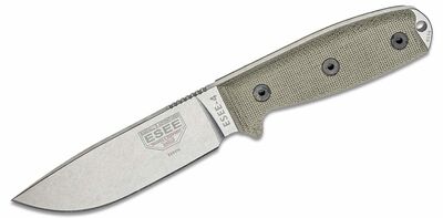 ESEE-4P35V ESEE Plain Edge, S35VN penge, Canvas Micarta fogantyúk