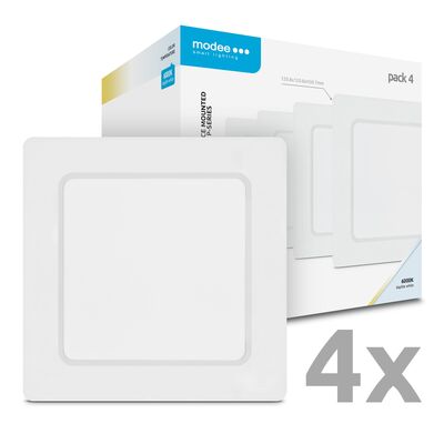 Modee LED Čtvercový LED panel - montovatelný 6W 660lm studená bílá P4 (ML-LPS6000K6WPN)