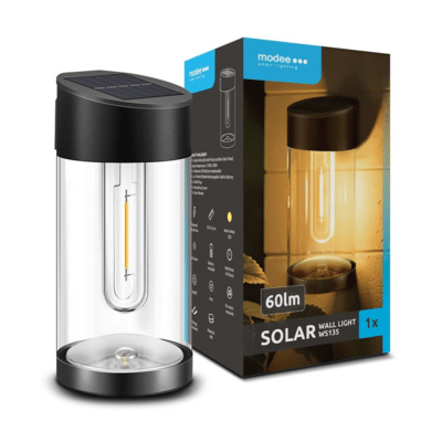 Modee LED solárna nástenná lampa WS135 60 lm (ML-WS135)
