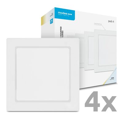 Modee LED Čtvercový LED panel - montovatelný 18W 1980lm studená bílá P4 (ML-LPS6000K18WPN)