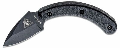 KA-BAR KB-1494 TDI LADYFINGER taktický nůž 4,8 cm, celočerná, Zytel, pouzdro