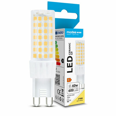 Modee Lighting LED G9 Ceramic žiarovka G9 6W teplá biela (ML-G9C2700K6WN) ERP