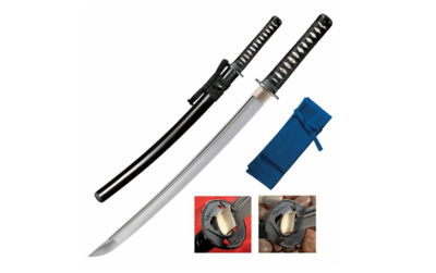Cold Steel 88BWW Wakizashi japonský meč 54,3 cm, drevo/koža, drevené puzdro