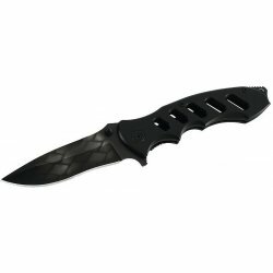 Herbertz 225812 kapesní nůž 9,5 cm, celočerný, hliník