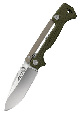 Cold Steel 58SQ AD-15 kapesní nůž 8,9cm, zelená, hliník, G10