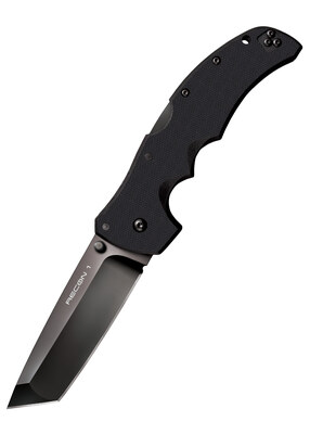 Cold Steel 27BT Recon 1 Tanto Plain Edge taktický nůž 10,2 cm, černá, G10