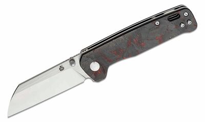 QSP Knife QS130-TRD Penguin CF RED vreckový nôž 7,8 cm, satin, červená, uhlíkové vlákno, G10