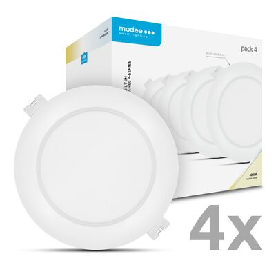 Modee LED Kerek LED Panel - Süllyesztett 6W 660lm Semleges Fehér P4 (ML-LPRB4000K6WPN)
