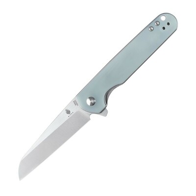 Kizer V3610C2 Azo LP Transparent Jade vreckový nôž 8,7 cm, transparentná zelená, G10