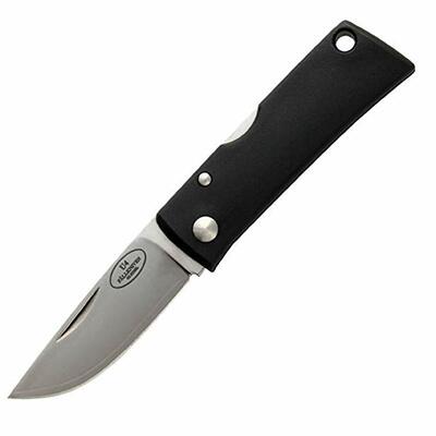 Fällkniven U4 kapesní nůž 5,3 cm, černá, Grilon