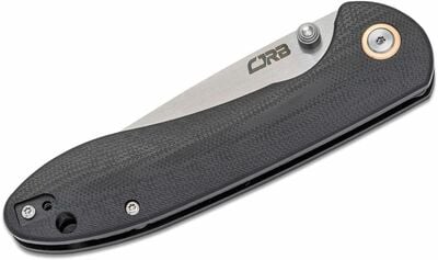 J1912-BKC CJRB Feldspar Black AR-RPM9 G10(contoured & CNC pattern texture)