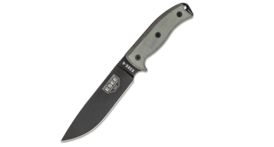 ESEE-6P-OD všestranný nôž 16,5cm, čierna, zelená, Micarta, puzdro