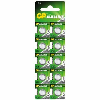 GP Mini Alkaline 1,5V knoflíkové alkalické baterie 10ks 4891199015496
