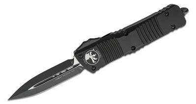 142-1T Microtech Combat Troodon D/E fekete taktikai szabvány