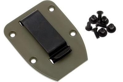 ESEE-CLIP-PLATE 3/4-OD Clip Plate spona pro pouzdro modelů 3 a 4, zelená