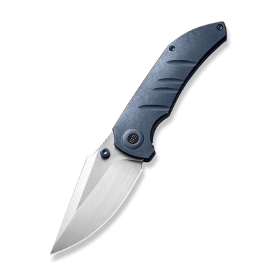 We Knife WE22020B-2 Riff-Raff zsebkés 7,9 cm, szatén, kék, titán 