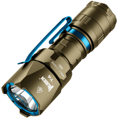 Wuben T4 Original taktické svietidlo 850lm, hliník 7075, desert tan